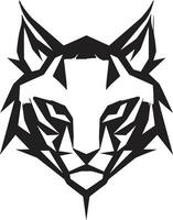 selvagem beleza do a floresta Preto logotipo minimalista felino majestade monocromático símbolo vetor