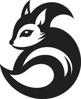 Esquilo logotipo ícone para marketing Esquilo logotipo ícone para publicidade vetor