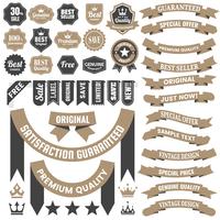 Vintage Retro Vector Logo para banner