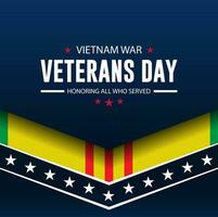 Vietnã guerra veteranos dia fundo vetor ilustração