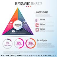 Modelo de design de infografia vetor