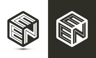 een carta logotipo Projeto com ilustrador cubo logotipo, vetor logotipo moderno alfabeto Fonte sobreposição estilo.