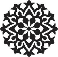 floral fusão árabe azulejos vetor Projeto Preto e prata árabe floral padronizar logotipo