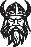 nórdico marinha uma navegante viking símbolo dentro vetor legado do legendas uma viking guardião emblema