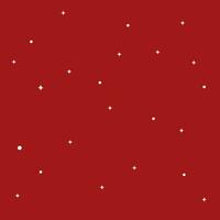 branco Estrela brilhar e neve em vermelho fundo e branco neve, crismas tema, inverno vetor