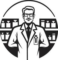farmacia estilo de vida vetor ilustração medicação domínio farmacêutico vetor