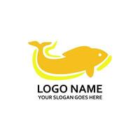 peixe logotipo ou ícone vetor