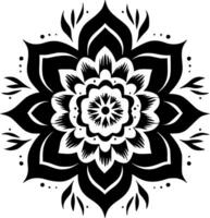 mandala - minimalista e plano logotipo - vetor ilustração