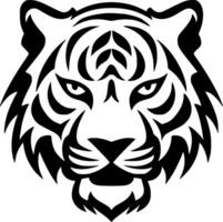 tigre, Preto e branco vetor ilustração