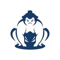 sumô logotipo ícone Projeto vetor