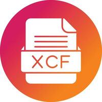 xcf Arquivo formato vetor ícone