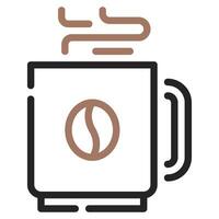 café caneca ícone ilustração, para uiux, infográfico, etc vetor