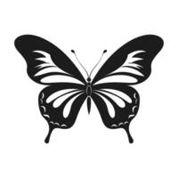 borboleta silhueta vetor ilustração, vôo borboleta Preto silhueta, monarca clipart isolado em uma branco fundo