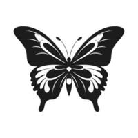 borboleta silhueta vetor ilustração, vôo borboleta Preto silhueta, monarca clipart isolado em uma branco fundo