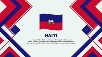 Haiti bandeira abstrato fundo Projeto modelo. Haiti independência dia bandeira papel de parede vetor ilustração. Haiti bandeira