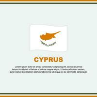 Chipre bandeira fundo Projeto modelo. Chipre independência dia bandeira social meios de comunicação publicar. Chipre Projeto vetor