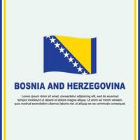 Bósnia e herzegovina bandeira abstrato fundo Projeto modelo. Bósnia e herzegovina independência dia bandeira social meios de comunicação publicar. desenho animado vetor