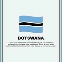 botsuana bandeira fundo Projeto modelo. botsuana independência dia bandeira social meios de comunicação publicar. botsuana desenho animado vetor