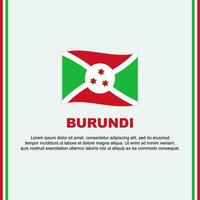 Burundi bandeira fundo Projeto modelo. Burundi independência dia bandeira social meios de comunicação publicar. Burundi desenho animado vetor