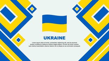 Ucrânia bandeira abstrato fundo Projeto modelo. Ucrânia independência dia bandeira papel de parede vetor ilustração. Ucrânia desenho animado