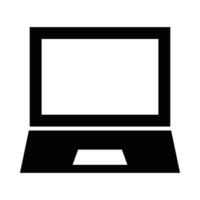 computador portátil vetor glifo ícone para pessoal e comercial usar.