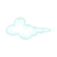natal branco nuvem desenho animado estilo ícone vetor