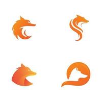 ícone de ilustração vetorial de raposa vetor