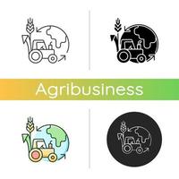 ícone de sustentabilidade ambiental na agricultura vetor