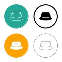 ícone de vetor de chapéu masculino