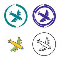 pousando ícone de vetor de avião