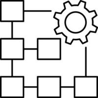 engrenagem configuração símbolo ícone vetor imagem. ilustração do a industrial roda mecine mecanismo Projeto imagem