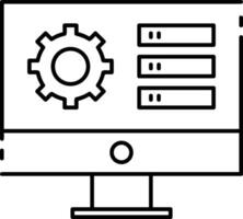 engrenagem configuração símbolo ícone vetor imagem. ilustração do a industrial roda mecine mecanismo Projeto imagem