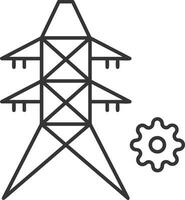 engrenagem configuração símbolo ícone vetor imagem. ilustração do a industrial roda mecine mecanismo Projeto imagem