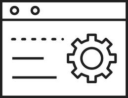 engrenagem configuração símbolo ícone vetor imagem. ilustração do a industrial roda mecine mecanismo Projeto imagem