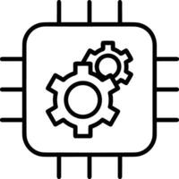 engrenagem configuração símbolo ícone vetor imagem. ilustração do a industrial roda mecine mecanismo Projeto imagem