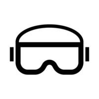 vr óculos vetor glifo ícone para pessoal e comercial usar.