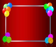 balão fundo coleção colorida balão para aniversário e qualquer Festa. vetor