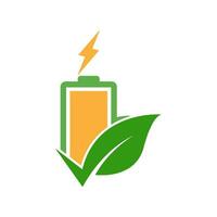 logotipo do ícone da bateria vetor