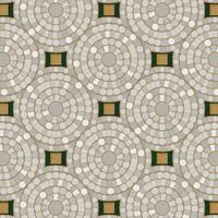 vetor desatado Antiguidade glamour mosaico azulejos dentro off white e ouro corte. para conceito proposta, padrão, fundo