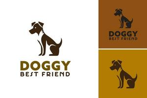 cachorrinho melhor amigo logotipo é uma Projeto de ativos adequado para negócios ou organizações relacionado para cães, animais de estimação, ou animal Cuidado. isto pode estar usava Como uma logotipo para representar uma marca vetor