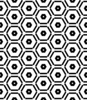 padrão abstrato sem emenda preto e branco. fundo e pano de fundo. design ornamental em tons de cinza. vetor