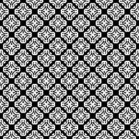 padrão abstrato sem emenda preto e branco. fundo e pano de fundo. design ornamental em tons de cinza. vetor