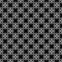 padrão abstrato sem emenda preto e branco. fundo e pano de fundo. design ornamental em tons de cinza. vetor