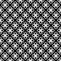 padrão abstrato sem emenda preto e branco. fundo e pano de fundo. design ornamental em tons de cinza. vetor