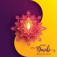 diwali, deepavali ou dipavali o festival das luzes da Índia vetor