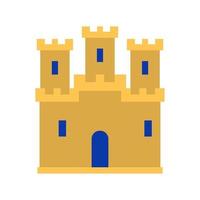 ícone do castelo medieval vintage. vetor