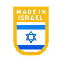 feito em ícone israel vetor