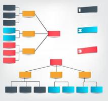 infográfico modelo ilustração vetorial de negócios vetor