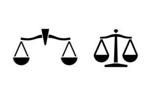 logotipo da balança jurídica vetor