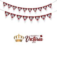 feliz dia de vetoria design de banner vetor